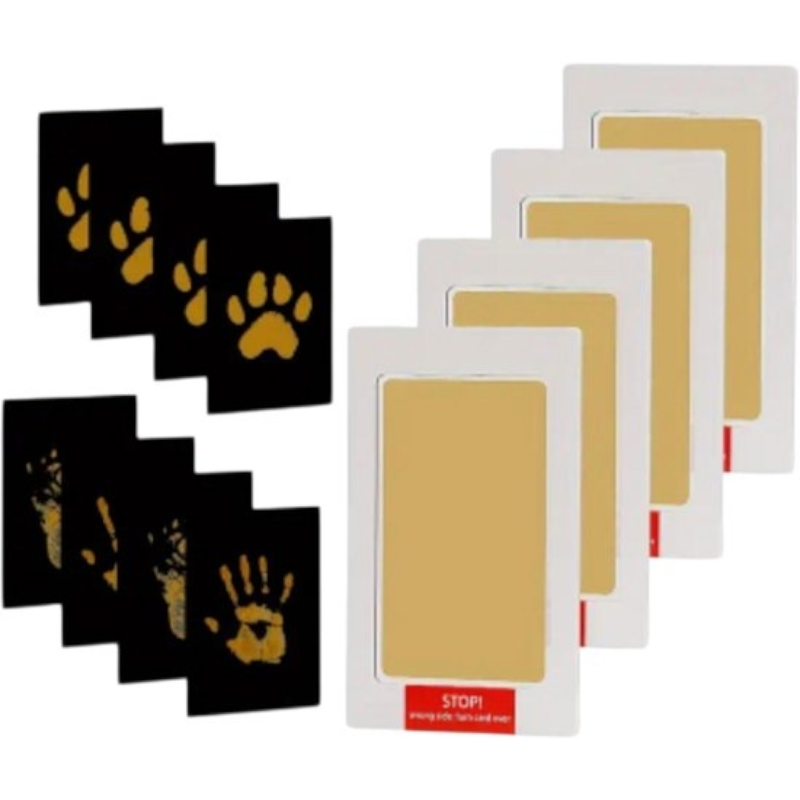 Inktloze poot- of neusafdruk printkit - Goud