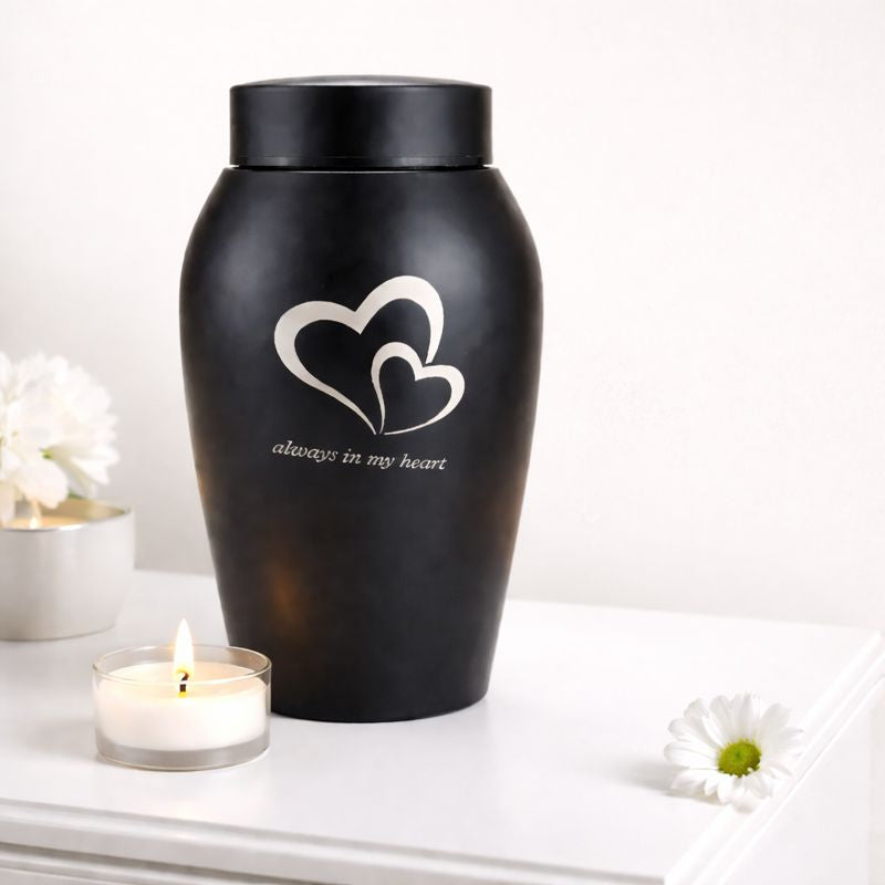 Urn - 250 ML - Zwart - Always in my heart
