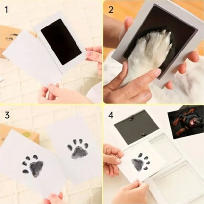 Inktloze poot- of neusafdruk printkit - Goud