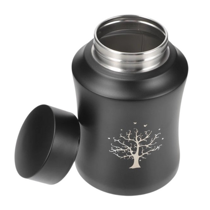 Katten Urn - 250 ML - Zwart - Levensboom