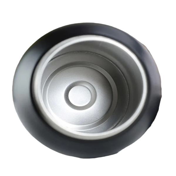 Zwarte urn voor huis dieren met tekst never say goodbye