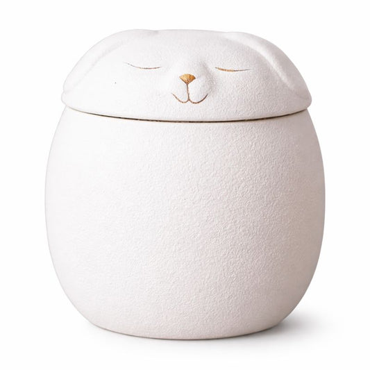 witte honden mini urn