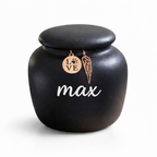 Urn - 150 ML - Zwart - Met Hangertjes