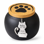 Urnenkatze – 150 ml – Schwarz