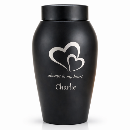 Urn - 250 ML - Zwart - Always in my heart