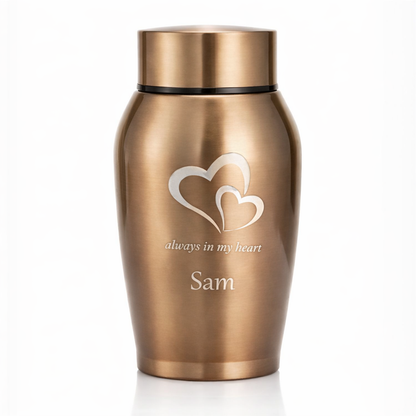 Urne – 250 ml – Gold – Für immer in meinem Herzen