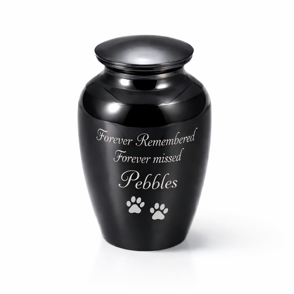 Mini-Urne – Edelstahl – 55 ml – Kann nach Ihren Wünschen personalisiert werden