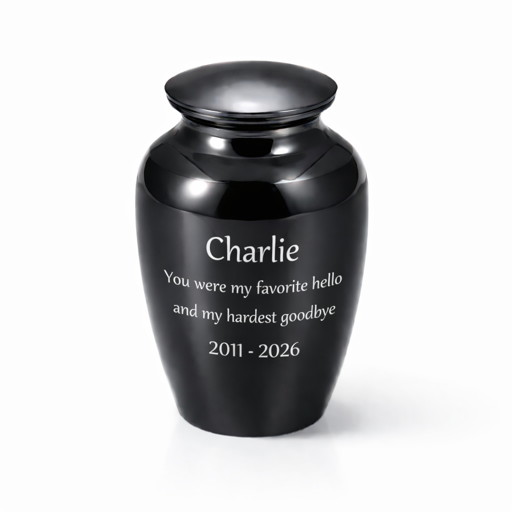 Mini-Urne – Edelstahl – 55 ml – Kann nach Ihren Wünschen personalisiert werden