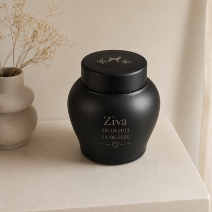 Urne Hund – Edelstahl – 300 ML