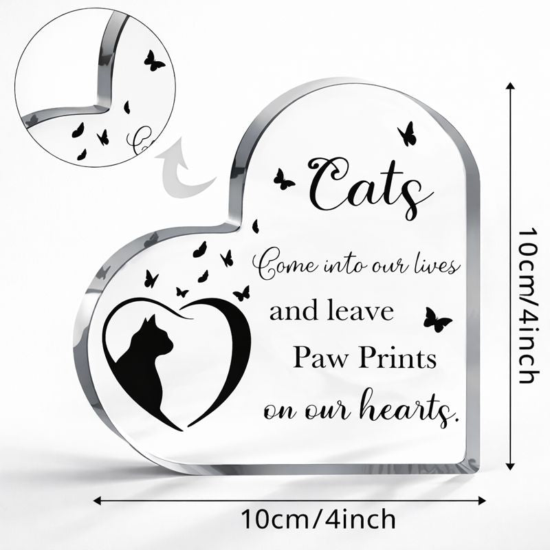 Herdenkingsbeeld - Kat - Pawprints