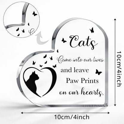 Herdenkingsbeeld - Kat - Pawprints