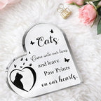 Herdenkingsbeeld - Kat - Pawprints