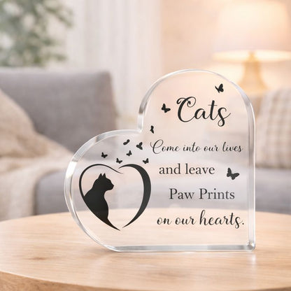 Gedenkstatue – Katze – Pfotenabdrücke