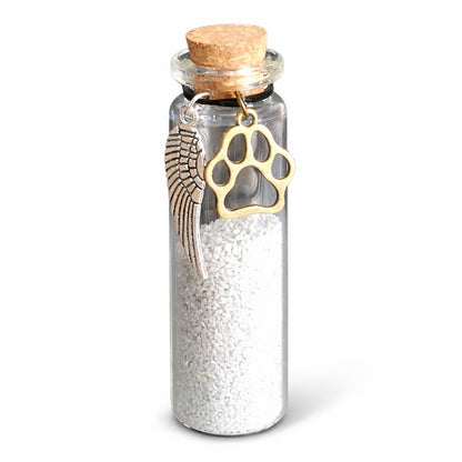 Gedenkflasche – Bronze – Pfote 