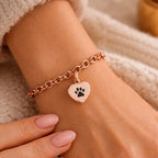 As armband - Pootafdrukje - Goud, Zilver, Rosègoud en Zwart
