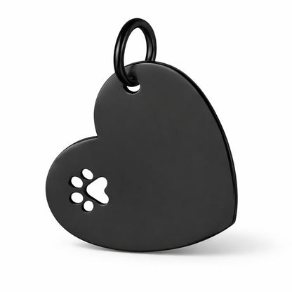 Anhänger mit Gravur – Herz mit Pfotenabdruck