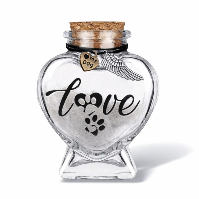 Gedenkflasche – Liebe – Hund