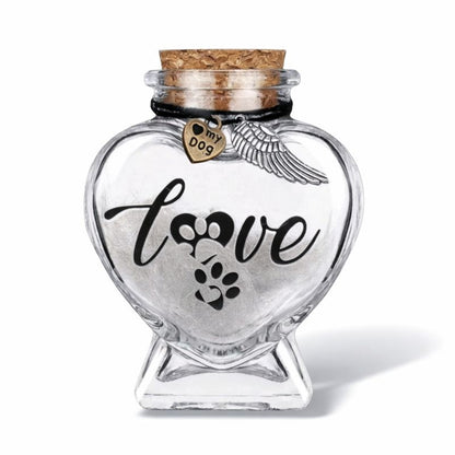 Gedenkflasche – Liebe – Hund