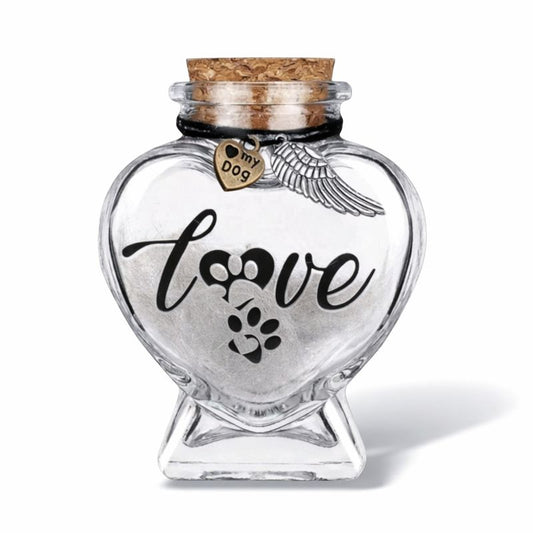 Gedenkflasche – Liebe – Hund