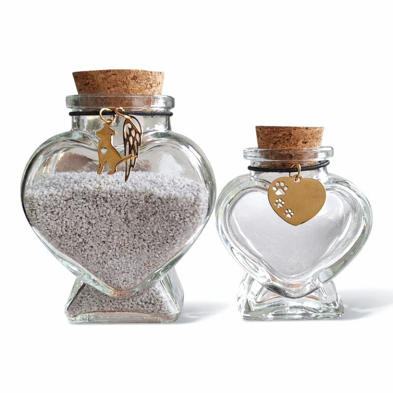 Gedenkflaschen – 2er-Set – Hund