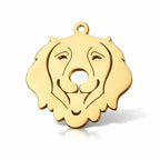 Memorial Flesje - Hond - Goud