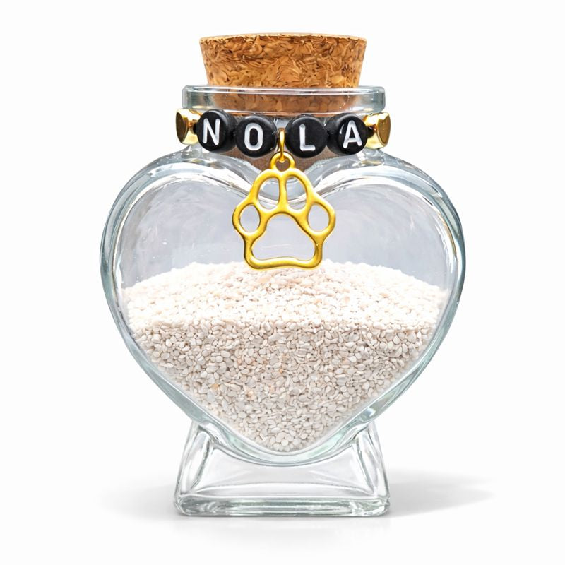 Gedenkflasche mit Namen – Individuelles Design