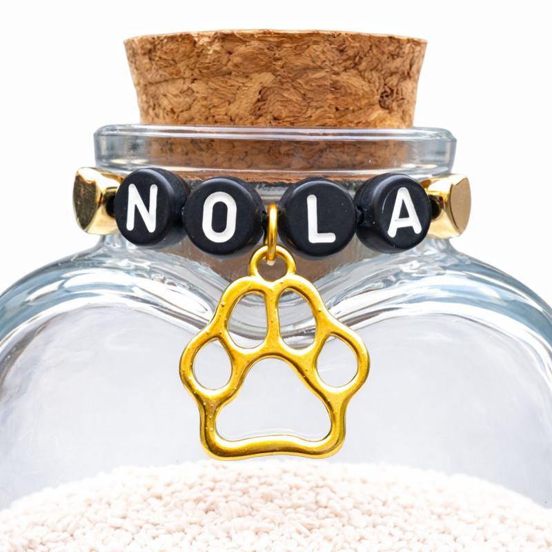 Gedenkflasche mit Namen – Individuelles Design