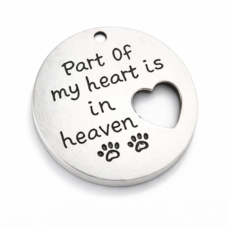 ronde hanger met tekst