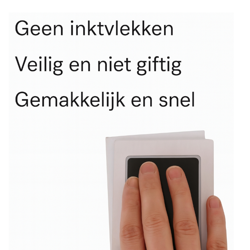 Inktloze poot- of neusafdruk printkit - Goud