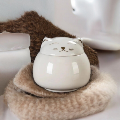 Mini urn voor kat - Wit