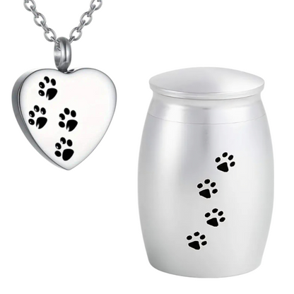 Herdenkingsset: Mini urn en Ashanger