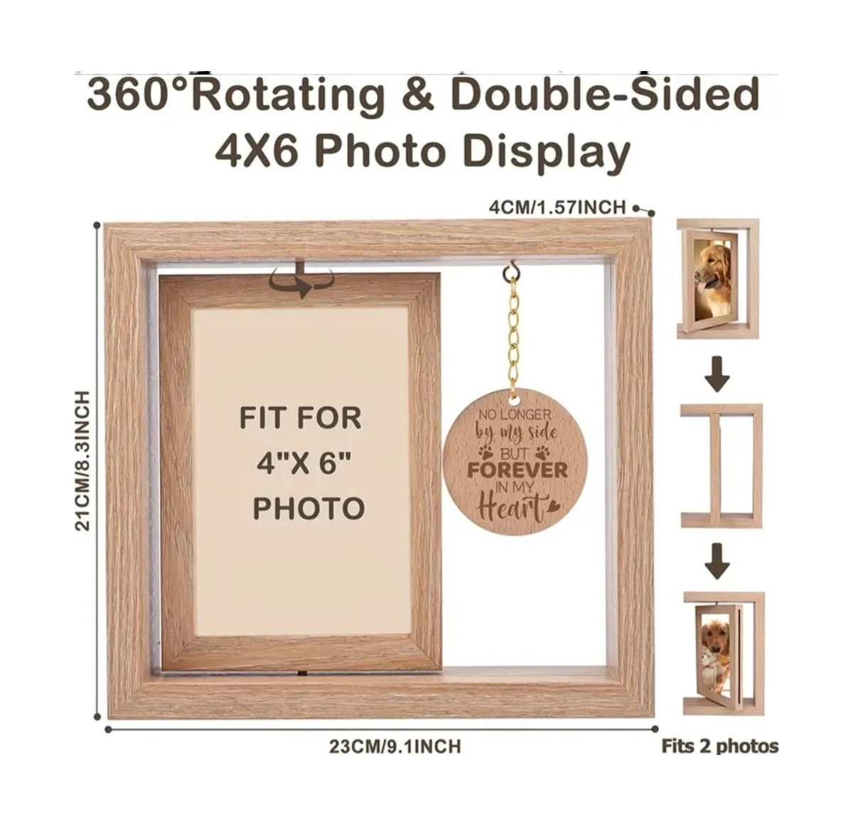 Fotorahmen zum Gedenken an Haustiere