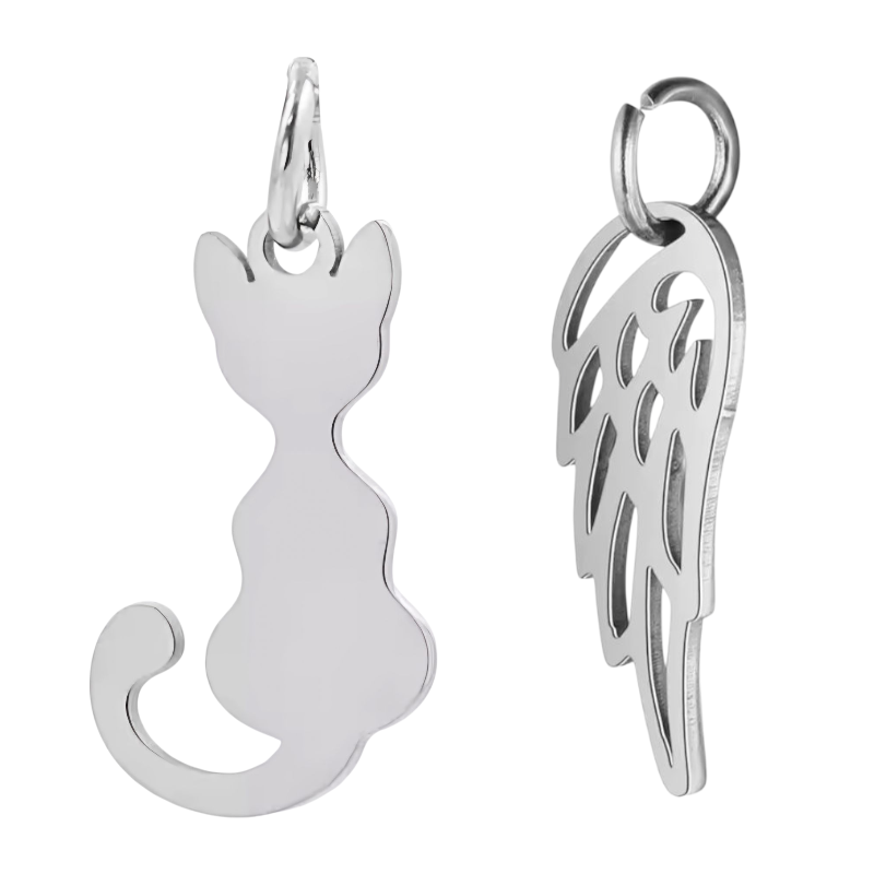 Bewaar as, haar of snorharen van je kat in een stijlvol memorial flesje met hangers.