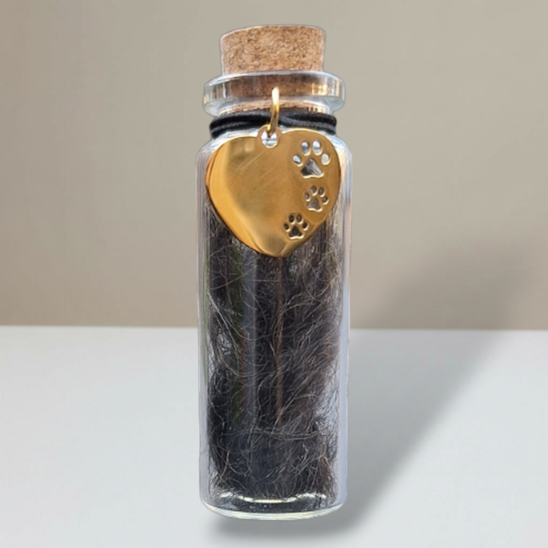 Gedenkflasche - Gold und Silber