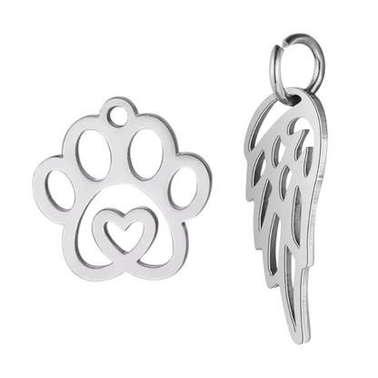 Memorial flesje voor as van overleden huisdier

