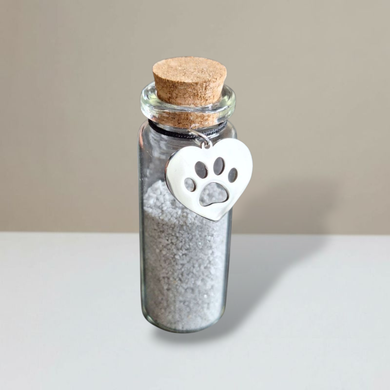 Gedenkflasche - Gold, Silber und Schwarz 