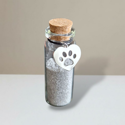 Gedenkflasche - Gold, Silber und Schwarz 