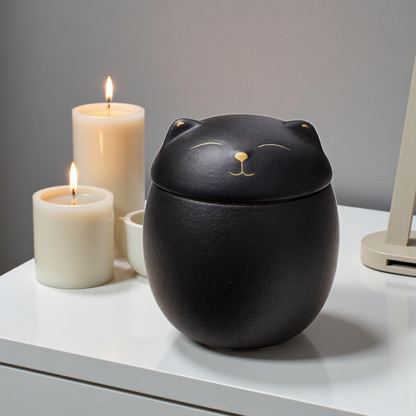 sfeerfoto zwarte katten mini urn
