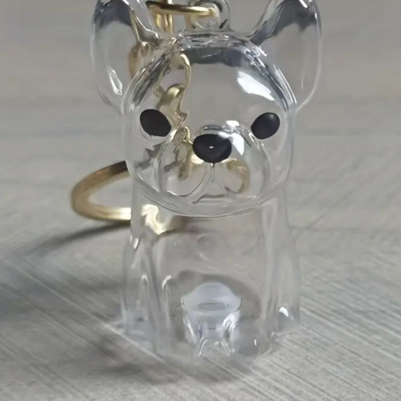 Gedenksleutelhanger Hond – Voor plukje vacht of een kleine hoeveelheid as - Aandenken Huisdier - Herinneringssleutelhanger Hond – Gedenkhanger Hond – Stevig Kunststof – Voor Vacht, As of Aandenken Hond
