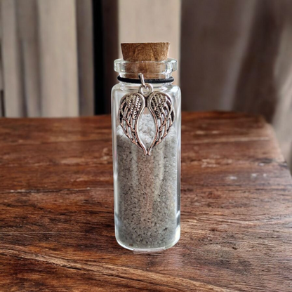 Bewaar as, haar of snorharen van je huisdier in dit memorial flesje