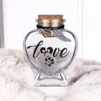 Gedenkflasche – Liebe – Hund