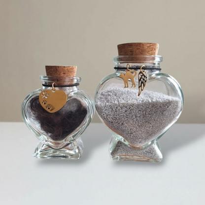 Gedenkflaschen - 2er Set - Katze