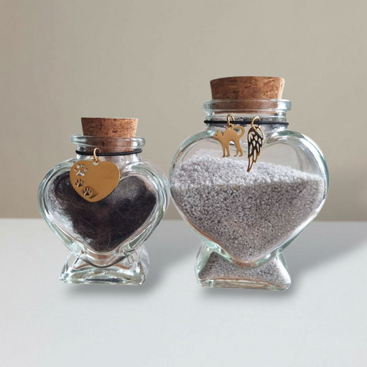 Gedenkflaschen - 2er Set - Katze