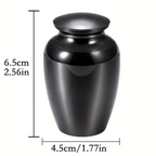 Mini-Urne – Edelstahl – 55 ml – Kann nach Ihren Wünschen personalisiert werden