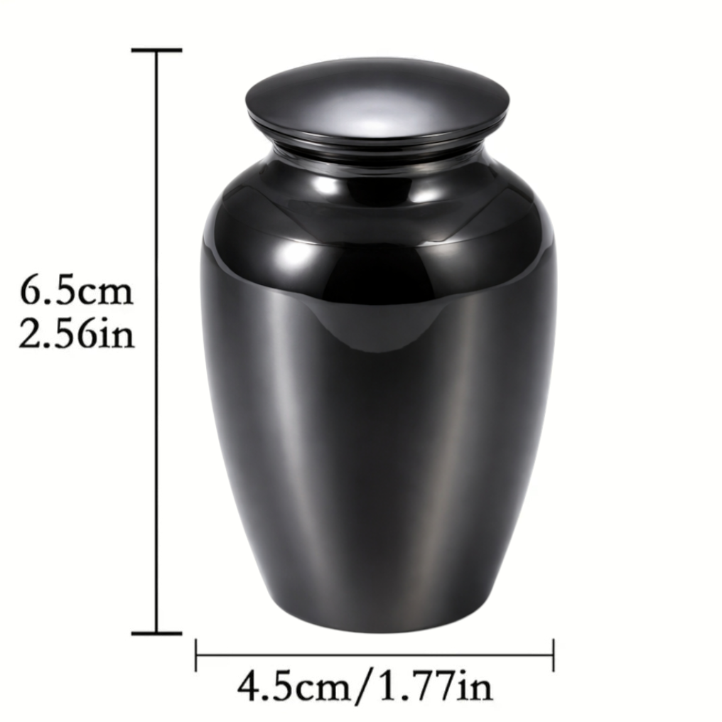 Mini-Urne – Edelstahl – 55 ml – Kann nach Ihren Wünschen personalisiert werden