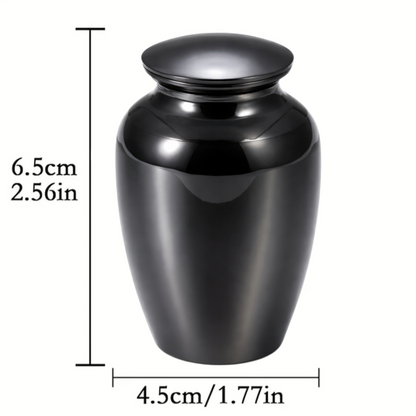 Mini-Urne – Edelstahl – 55 ml – Kann nach Ihren Wünschen personalisiert werden