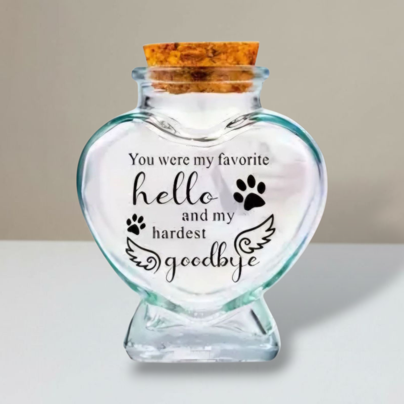 Gedenkflasche - Mit Text