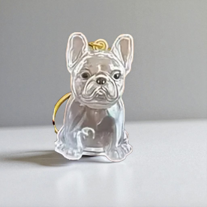 Gedenksleutelhanger Hond – Voor plukje vacht of een kleine hoeveelheid as - Aandenken Huisdier - Herinneringssleutelhanger Hond – Gedenkhanger Hond – Stevig Kunststof – Voor Vacht, As of Aandenken Hond
