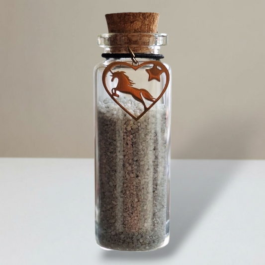 Gedenkflasche - Pferd 