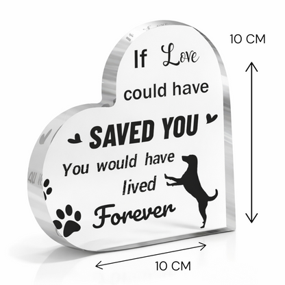 Gedenkstatue – Hund – Wenn Liebe könnte